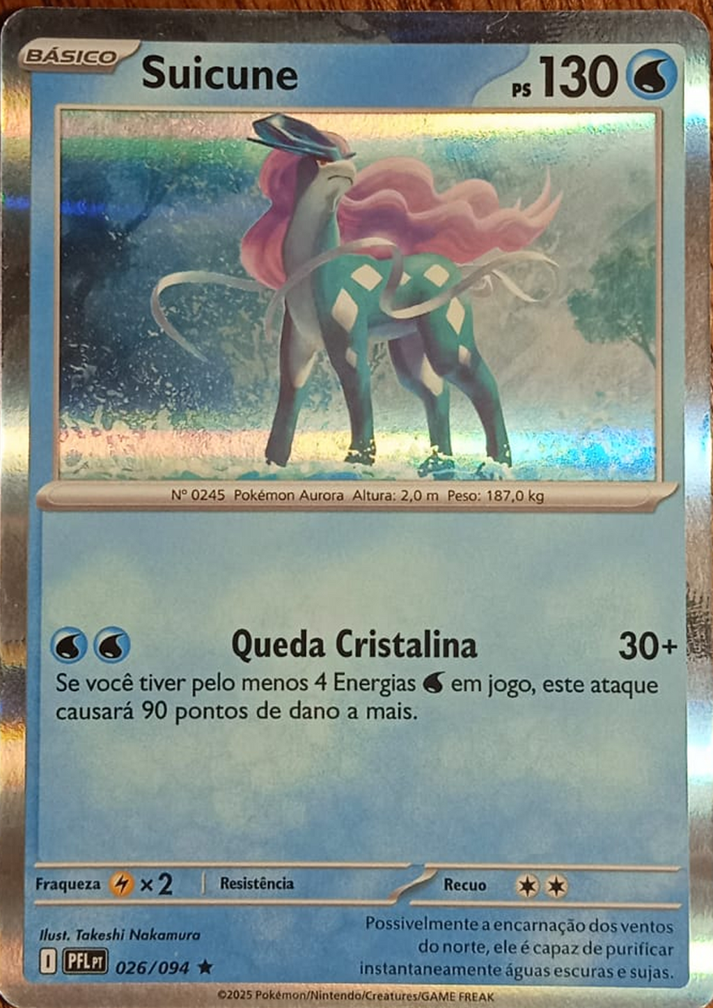 Kit TCG 30 Cartas - Suicune