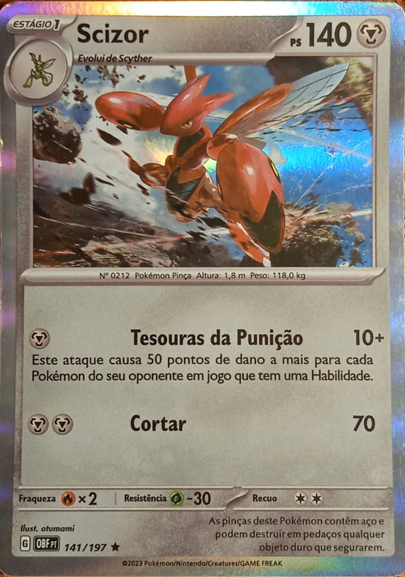 Kit TCG 30 Cartas - Scizor