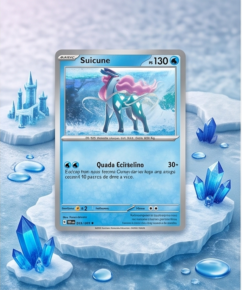 Kit TCG 30 Cartas - Suicune