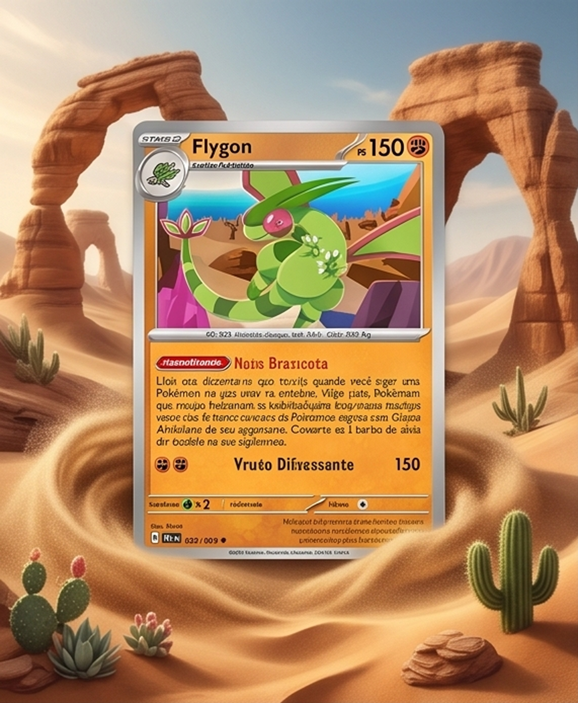Kit 30 Cartas TCG - Flygon