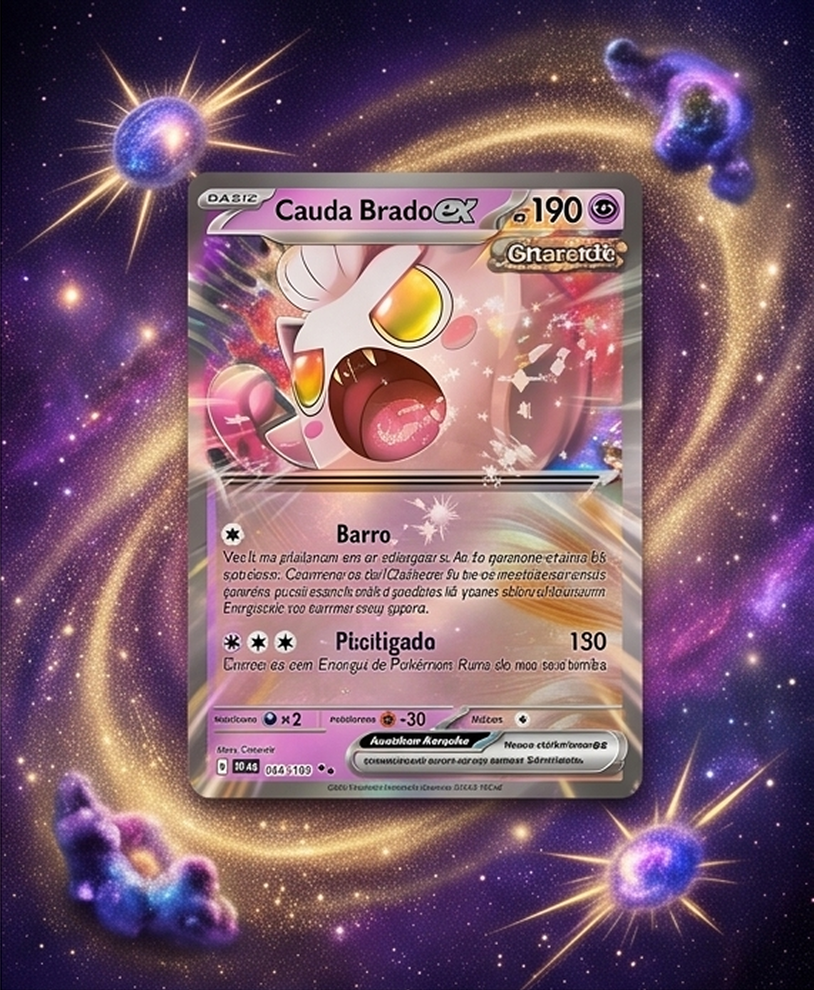 Kit TCG 30 Cartas - Cauda Brado EX Especial