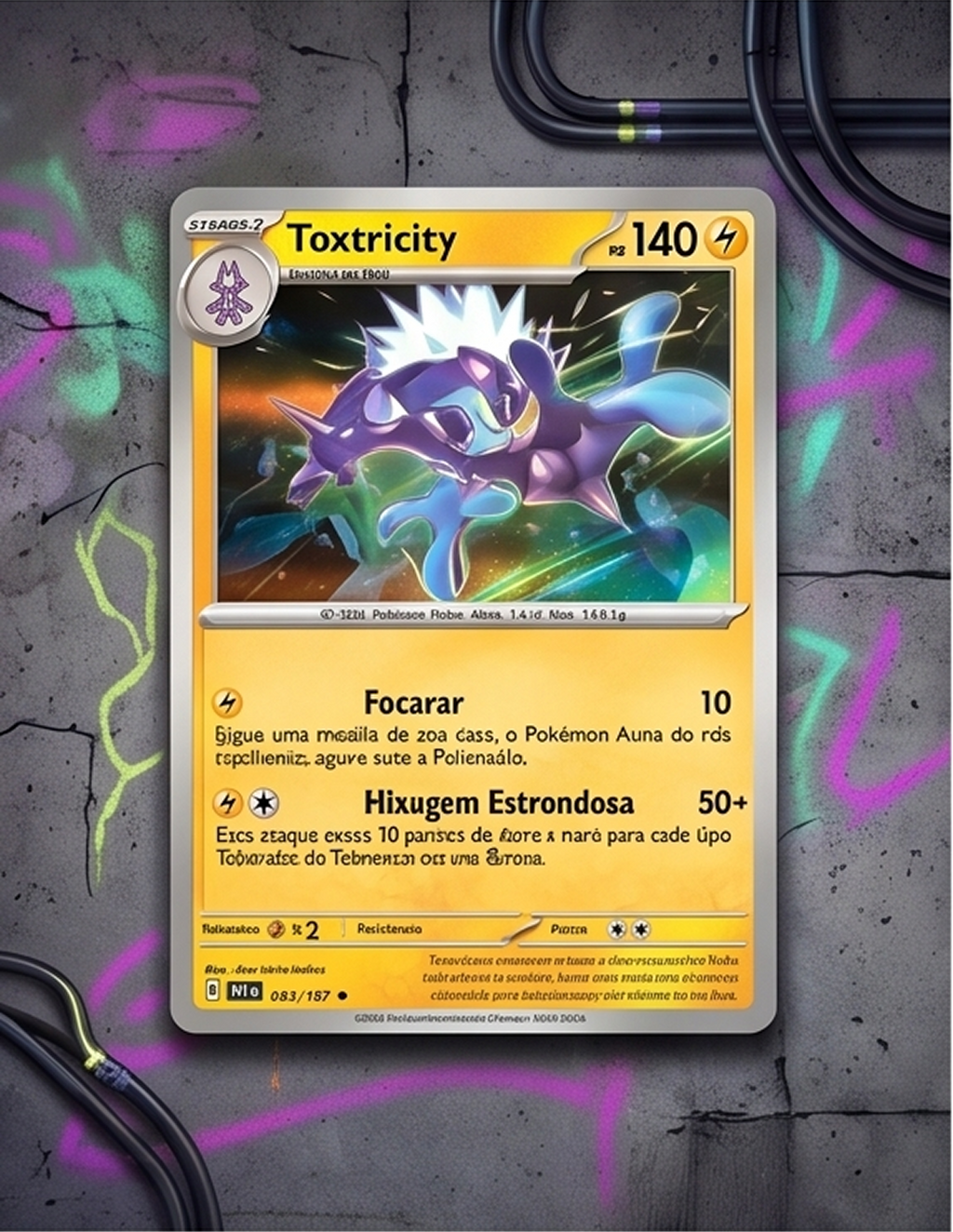 Kit TCG 30 Cartas - Toxtricity Especial