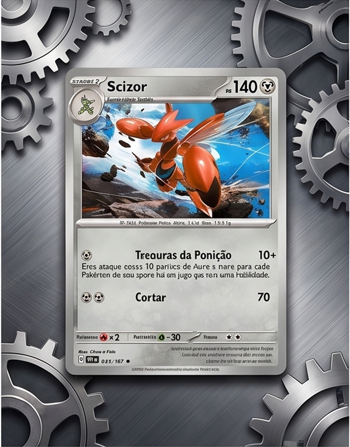 Kit TCG 30 Cartas - Scizor